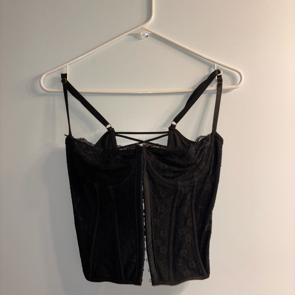 black corset top